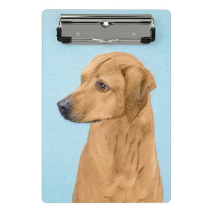 Rhodesian Ridgeback Painting - Original Dog Art Mini Clipboard