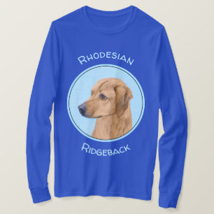 Rhodesian Ridgeback Painting - Original Dog Art T-Shirt