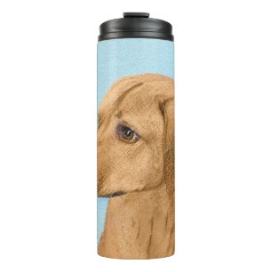 Rhodesian Ridgeback Painting - Original Dog Art Thermal Tumbler
