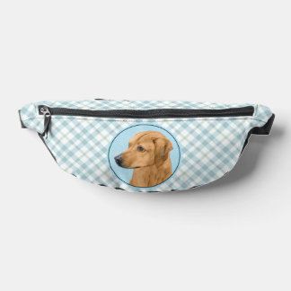 Rhodesian Ridgeback Painting Red Wheaten Dog Art Bum Bags