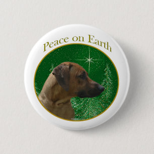 Rhodesian Ridgeback Peace 6 Cm Round Badge