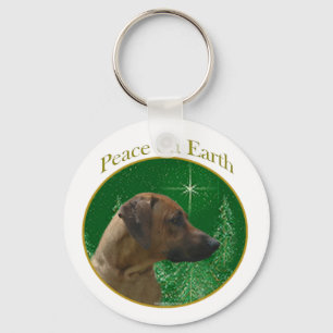 Rhodesian Ridgeback Peace Key Ring