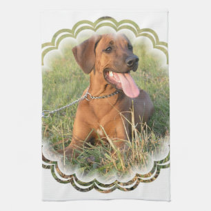 Rhodesian Ridgeback Rescue Kitchen Towel