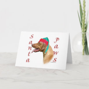 Rhodesian Ridgeback Santa Paws Holiday Card