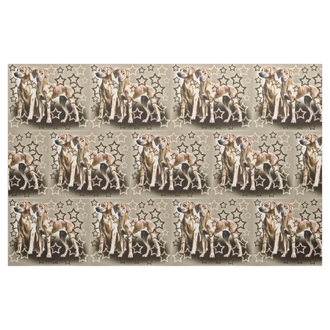 Rhodesian Ridgeback Star Fabric (Fat Quarter)