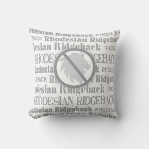Rhodesian Ridgeback throw pillow