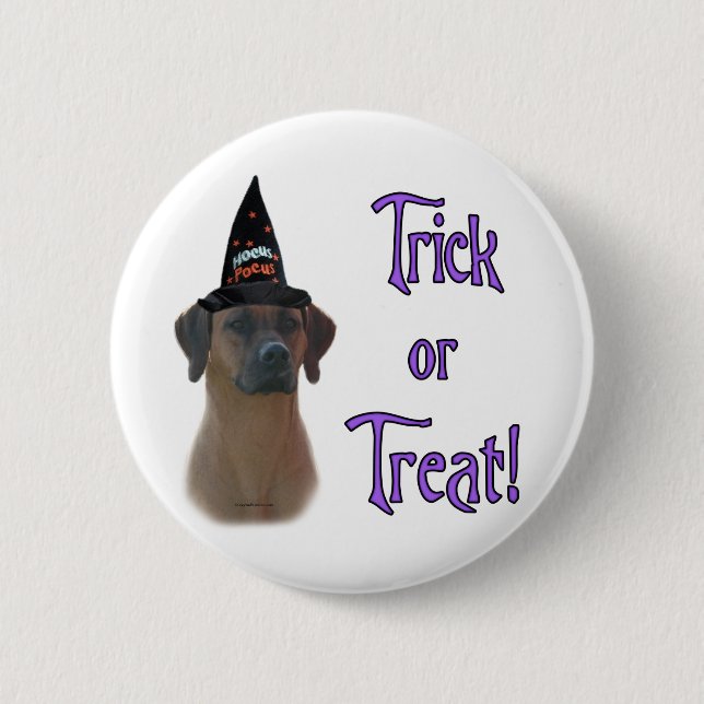 Rhodesian Ridgeback Trick 6 Cm Round Badge (Front)