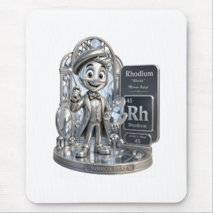 Rhodium character from the ATOMIVRA™ Mouse Mat