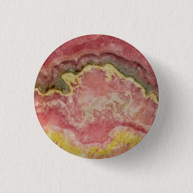 Rhodochrosite 3 Cm Round Badge (Front)