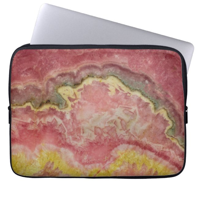 Rhodochrosite Laptop Sleeve (Front)