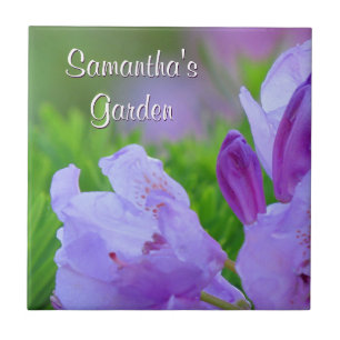 Rhododendron After the Rain Personalised Garden Tile