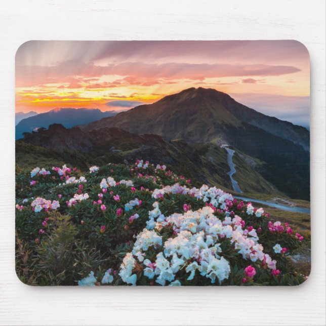 Rhododendron Blooming | Taroko National Park Mouse Mat (Front)