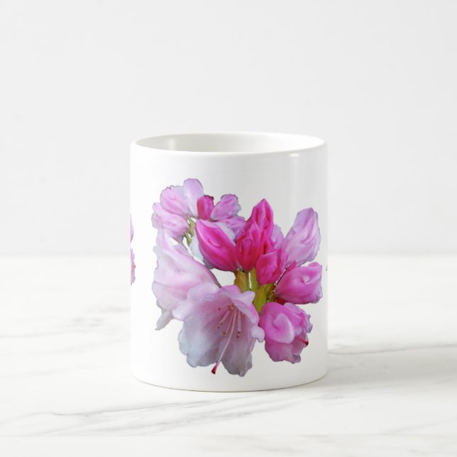Rhododendron Blossoms Coffee Mug (Center)