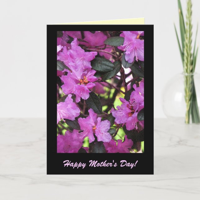 Rhododendrons for Mother's Day Card (Front)