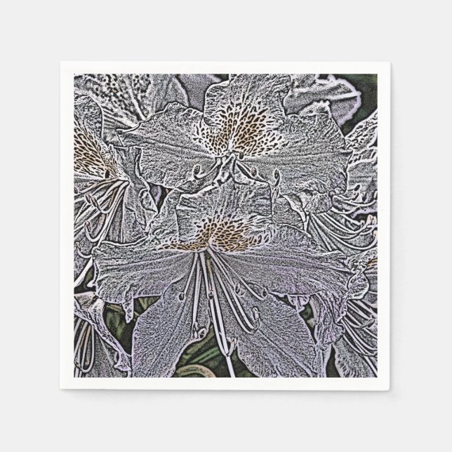 RHODODENDRONS NAPKIN (Front)