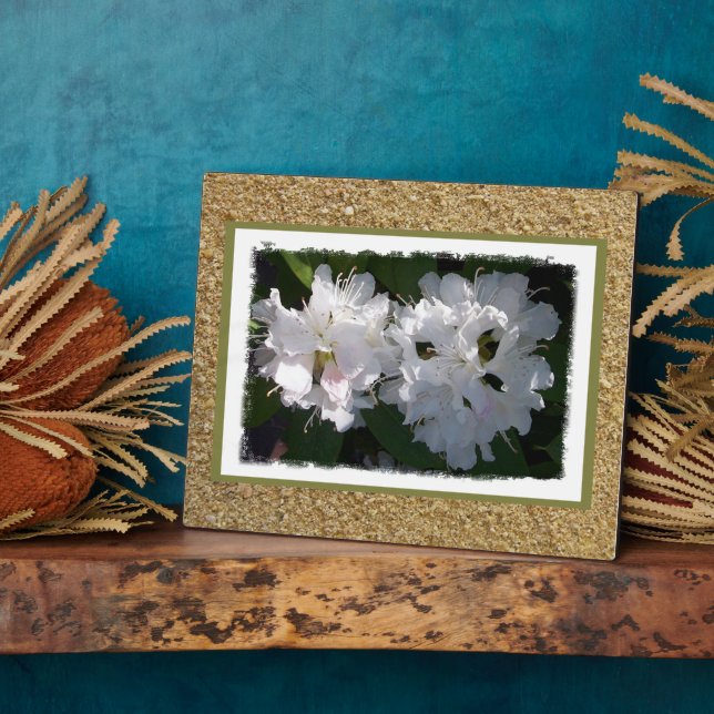 Rhododendrons Plaque (Side)