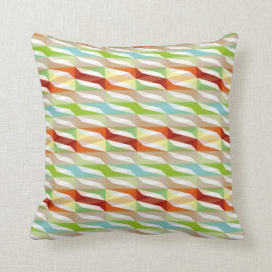 rhomben/zickzack-pattern/fractal/sample colorful cushion