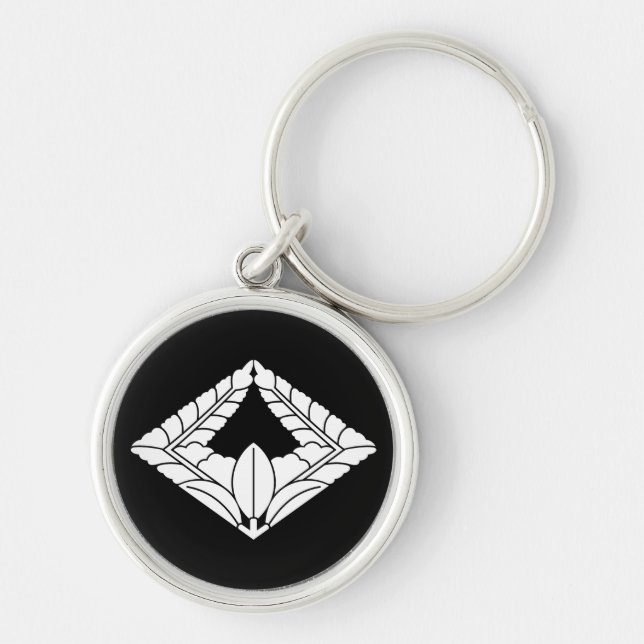 Rhombic climbing wisteria key ring (Front)