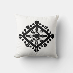Rhombic dharma chakra cushion