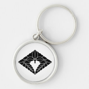 Rhombic hanging wisteria key ring