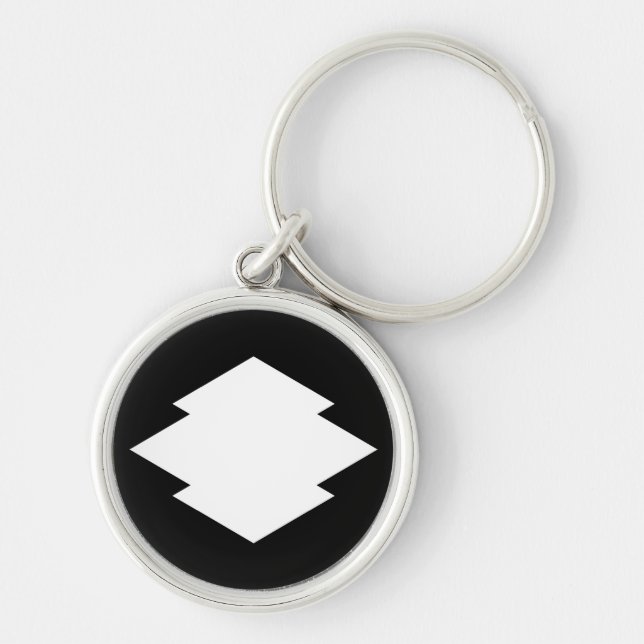 Rhombic pine bark key ring (Front)