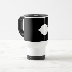 Rhombic pine bark travel mug