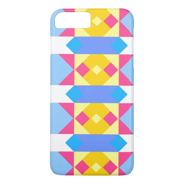 Rhombus and other shapes abstract design Case-Mate iPhone case (Back)