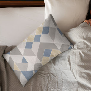 Rhombus Check Pillow Case