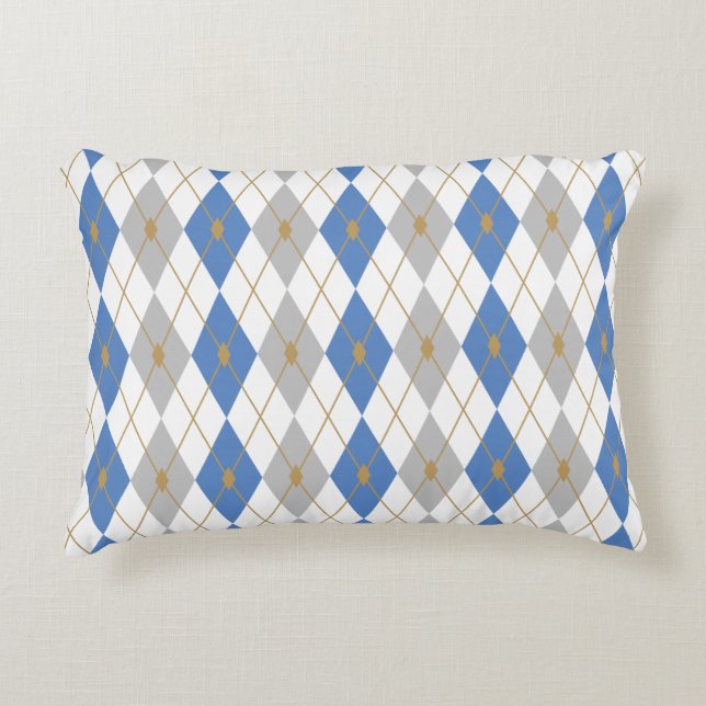Rhombus Color Combination 2 Decorative Cushion (Front)