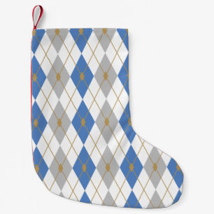Rhombus Colour Combination 2 Small Christmas Stocking