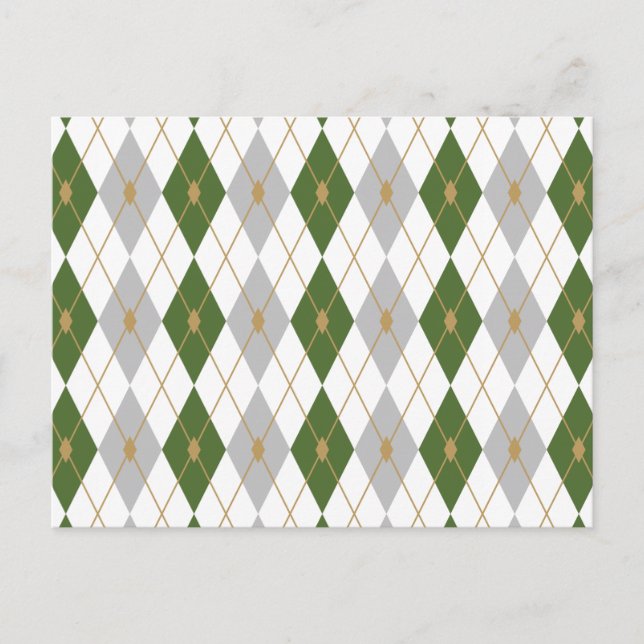 Rhombus Colour Combination 3 Postcard (Front)