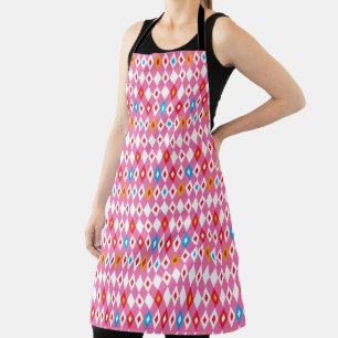 Rhombus Pattern Apron