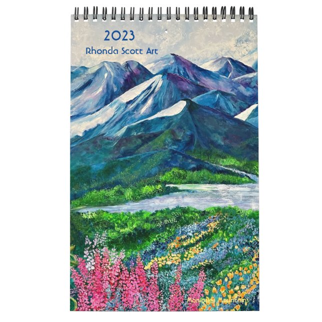 Rhonda Scott Art 2023 Small Calendar (Cover)