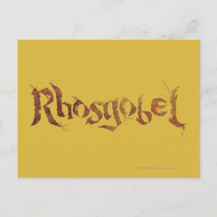 Rhosgobel Name Postcard