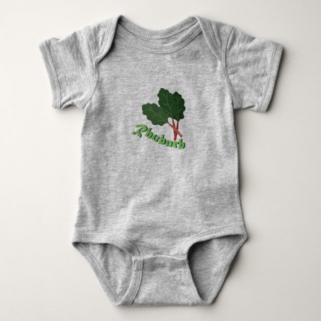 Rhubarb Baby Bodysuit (Front)