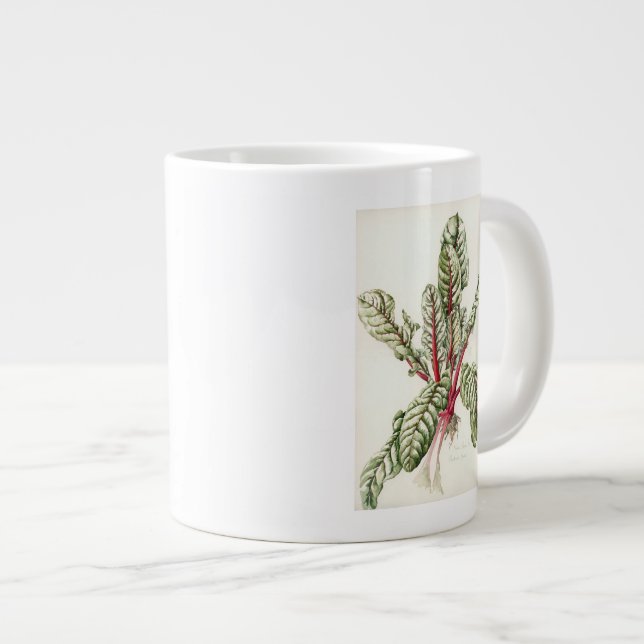 Rhubarb Chard 1992 Large Coffee Mug (Front Right)