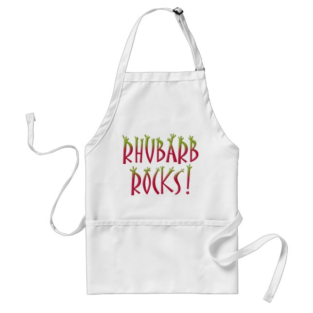 Rhubarb Rocks Standard Apron (Front)