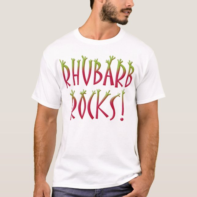 Rhubarb Rocks T-Shirt (Front)
