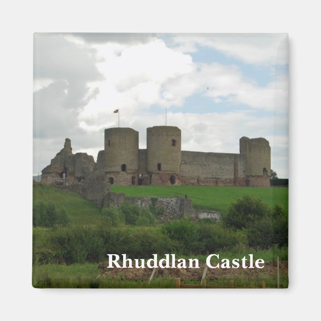 Rhuddlan Castle Magnet (Front)