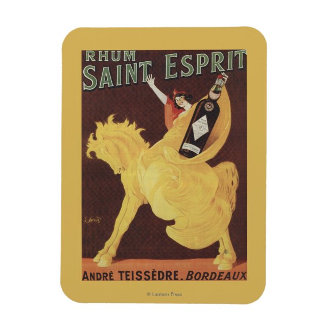 Rhum Saint Esprit - Andre Teissedre Promo Magnet (Vertical)