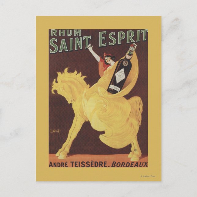 Rhum Saint Esprit - Andre Teissedre Promo Postcard (Front)
