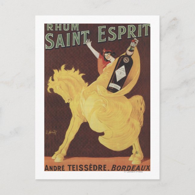 Rhum Saint Esprit - Andre Teissedre Promo Postcard (Front)