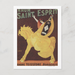 Rhum Saint Esprit - Andre Teissedre Promo Postcard