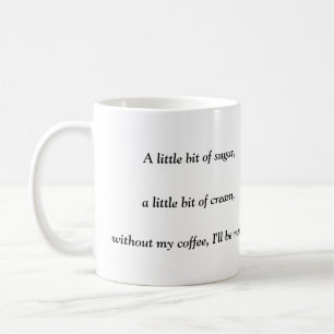 Rhyming Poetry Coffee Cup/Mug Coffee Mug