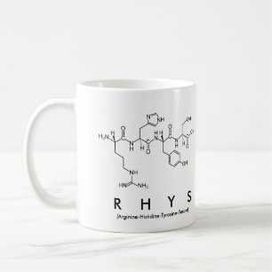 Rhys peptide name mug