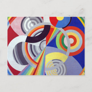 Rhythm 1 by Robert Delaunay Postcard