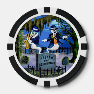 RHYTHM AND BOOOS POKER CHIPS