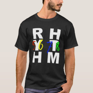 Rhythm and Dance Music Teacher Choir Conductor Cla T-Shirt