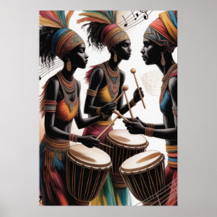 ✨Rhythm Drum Music Artistic Design Poster