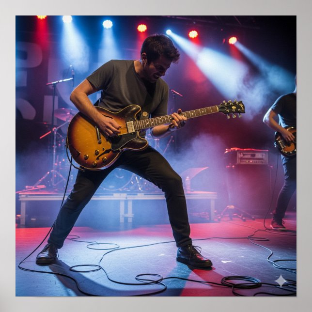 Rhythm Guitarist Poster (Front)